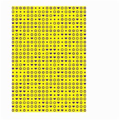 Heart Circle Star Seamless Pattern Large Garden Flag (two Sides) by Amaryn4rt