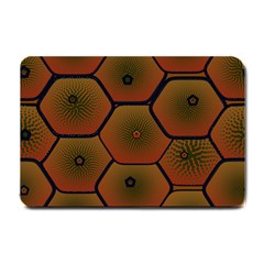 Art Psychedelic Pattern Small Doormat  by Amaryn4rt