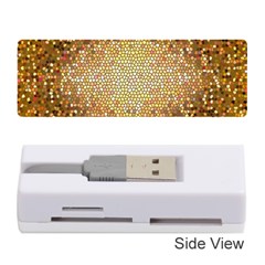 Yellow And Black Stained Glass Effect Memory Card Reader (stick)  by Amaryn4rt