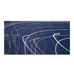 Light Movement Pattern Abstract Satin Wrap Front