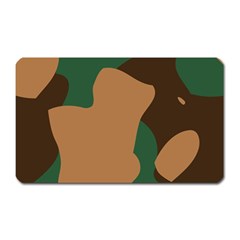 Military Camouflage Magnet (rectangular) by Nexatart