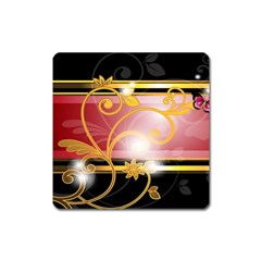 Pattern Vectors Illustration Square Magnet by Nexatart