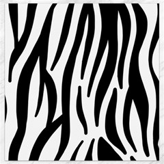 Seamless Zebra Pattern Canvas 12  X 12   by Nexatart