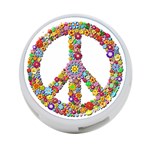 Groovy Flower Clip Art 4-Port USB Hub (Two Sides)  Back