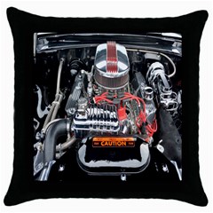 Car Engine Throw Pillow Case (black) by Nexatart