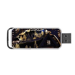 Christmas Advent Candle Arches Portable Usb Flash (one Side) by Nexatart