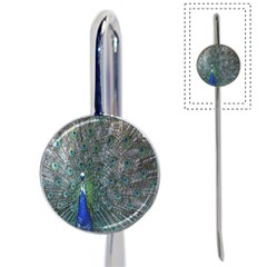 Peacock Four Spot Feather Bird Book Mark by Nexatart