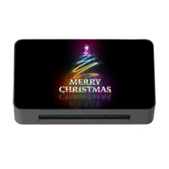 Merry Christmas Abstract Memory Card Reader With Cf by Nexatart
