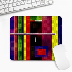 Abstract Art Geometric Background Large Mousepads by Nexatart