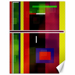 Abstract Art Geometric Background Canvas 18  X 24   by Nexatart
