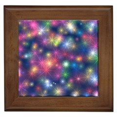 Abstract Background Graphic Design Framed Tiles by Nexatart