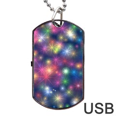 Abstract Background Graphic Design Dog Tag Usb Flash (two Sides) by Nexatart