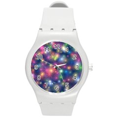 Abstract Background Graphic Design Round Plastic Sport Watch (m) by Nexatart