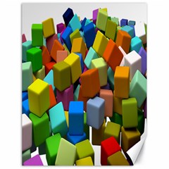 Cubes Assorted Random Toys Canvas 18  X 24   by Nexatart