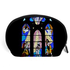 Art Church Window Accessory Pouches (large)  by Nexatart