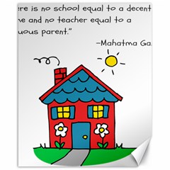No School Greater    Canvas 16  X 20   by athenastemple