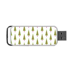 Christmas Tree Portable Usb Flash (one Side) by Nexatart