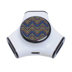 Decorative Ornamental Abstract 3-port Usb Hub by Nexatart