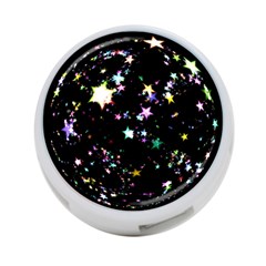 Star Ball About Pile Christmas 4-port Usb Hub (two Sides)  by Nexatart