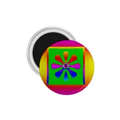 Flower Mosaic 1 75  Magnets by pepitasart