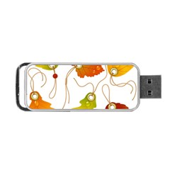 Vector Beautiful Maple Leaf Portable Usb Flash (one Side) by Nexatart