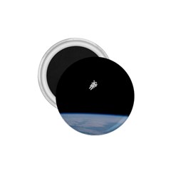 Astronaut Floating Above The Blue Planet 1 75  Magnets by Nexatart