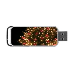 Christmas Tree Portable Usb Flash (one Side) by Nexatart