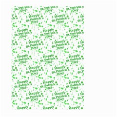 Saint Patrick Motif Pattern Large Garden Flag (two Sides) by dflcprints