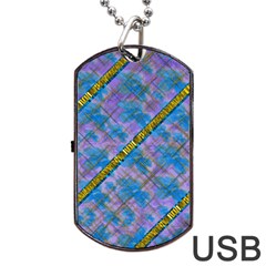 A  Golden Starry Gift I Have Dog Tag Usb Flash (two Sides) by pepitasart