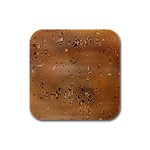 Circuit Board Pattern Rubber Square Coaster (4 pack)  Front