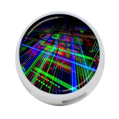 Electronics Board Computer Trace 4-port Usb Hub (two Sides)  by Nexatart