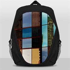 Glass Facade Colorful Architecture Backpack Bag by Nexatart
