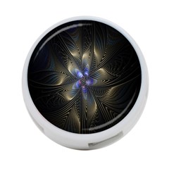 Fractal Blue Abstract Fractal Art 4-port Usb Hub (one Side) by Nexatart