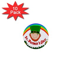 St  Patrick 1  Mini Buttons (10 Pack)  by Valentinaart