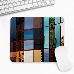 Glass Facade Colorful Architecture Large Mousepads by Nexatart
