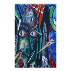Graffiti Art Urban Design Paint Shower Curtain 48  X 72  (small)  by Nexatart