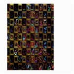 Kaleidoscope Pattern Abstract Art Large Garden Flag (Two Sides) Back