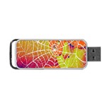 Orange Guy Spider Web Portable USB Flash (One Side) Front