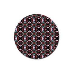 Plot Texture Background Stamping Rubber Coaster (round)  by Nexatart