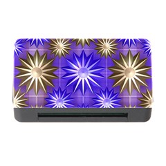 Stars Patterns Christmas Background Seamless Memory Card Reader With Cf by Nexatart