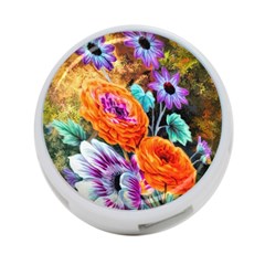 Flowers Artwork Art Digital Art 4-port Usb Hub (two Sides)  by Amaryn4rt