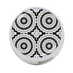 Pattern Tile Seamless Design 4-Port USB Hub (Two Sides)  Back