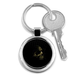 Skull Fantasy Dark Surreal Key Chains (round)  by Amaryn4rt
