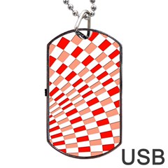 Graphics Pattern Design Abstract Dog Tag Usb Flash (one Side) by Amaryn4rt