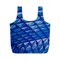 Lines Geometry Architecture Texture Full Print Recycle Bags (m)  by Amaryn4rt