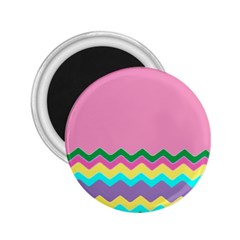 Easter Chevron Pattern Stripes 2 25  Magnets by Amaryn4rt