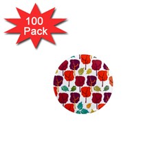 Tree Pattern Background 1  Mini Magnets (100 Pack)  by Amaryn4rt