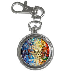 Background Structure Absstrakt Color Texture Key Chain Watches by Amaryn4rt