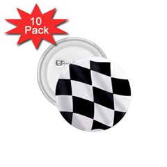 Flag Chess Corse Race Auto Road 1 75  Buttons (10 Pack) by Amaryn4rt