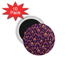 Abstract Background Floral Pattern 1 75  Magnets (10 Pack)  by Amaryn4rt